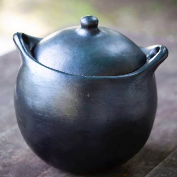 La Chamba 4-delige kleipot om te koken met deksel, braadpan, 4 liter voor wholesale door Authentic Origin Colombia