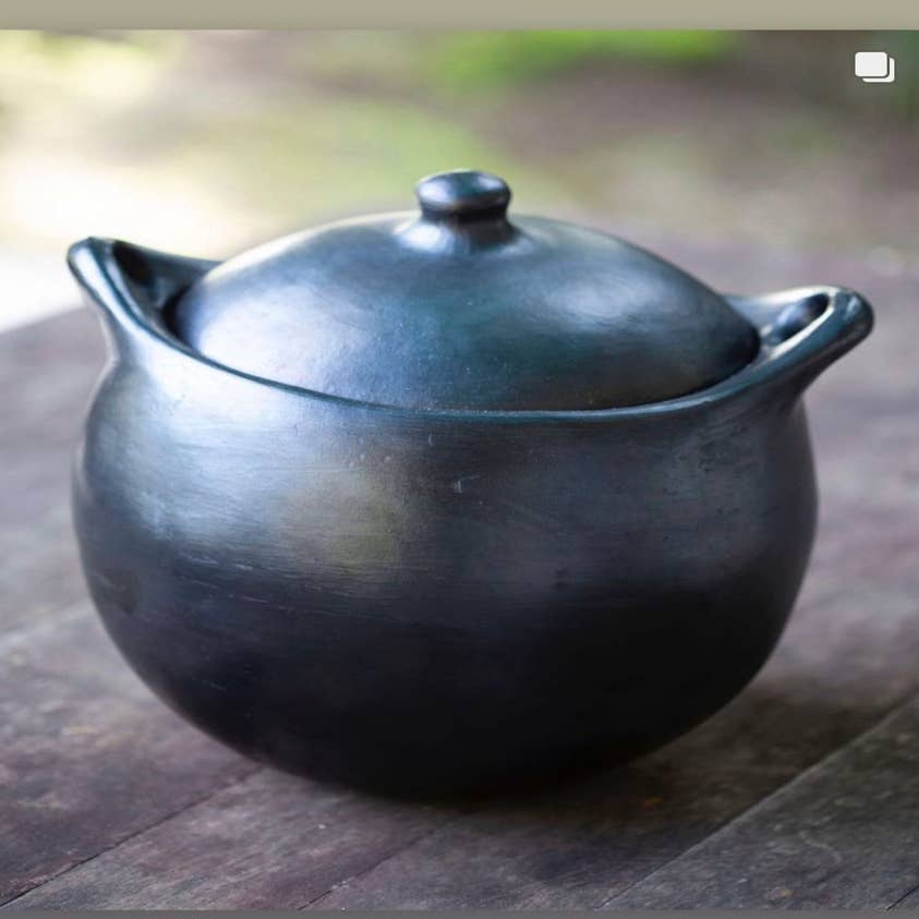 Clay Cooking Pot with Lid Handmade Borisov Two Stoneware Ramekins