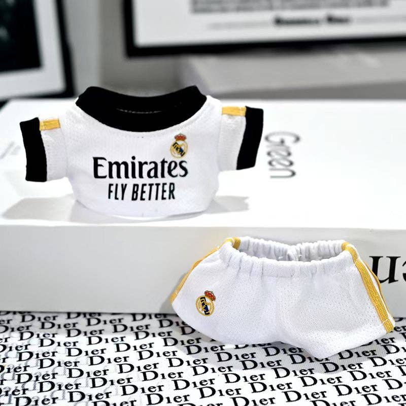Little Trendy - Wholesale Doll Clothing - Kids - Handmade football soccer jersey for 17cm dolls sport set1
