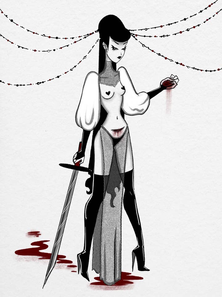 "Modstandsdygtighed" Gotisk Mental Sundhed Styrke Kunsttryk for engroshandel hos Stefani Rabideaux