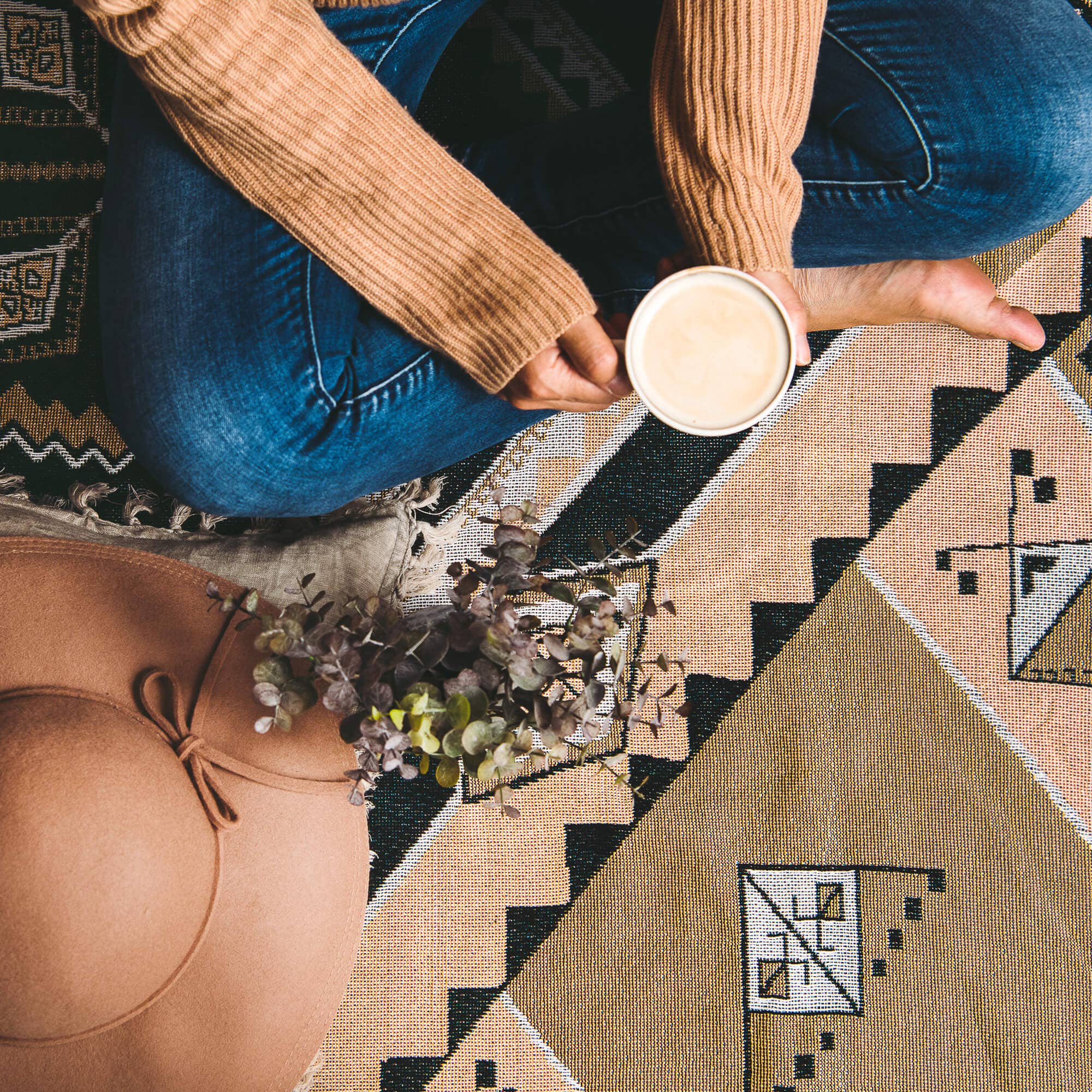 HENDEER - Wholesale Picnic Blanket - 'Nowhere Man' Woven Picnic Rug/Throw21