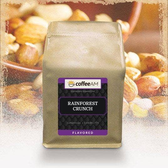 CoffeeAM - Wholesale Coffee Beans - Rainforest Crunch Flavored Coffee