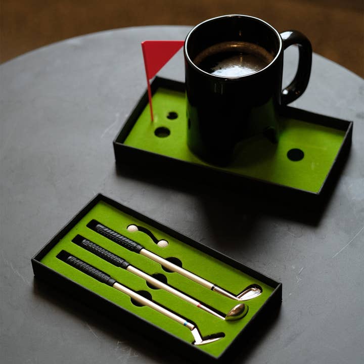 The Wine Savant / Khen Glassware - Vendita all'ingrosso Tazza - Putter Cup, set di tazze da golf per golfisti, divertente idea regalo, S