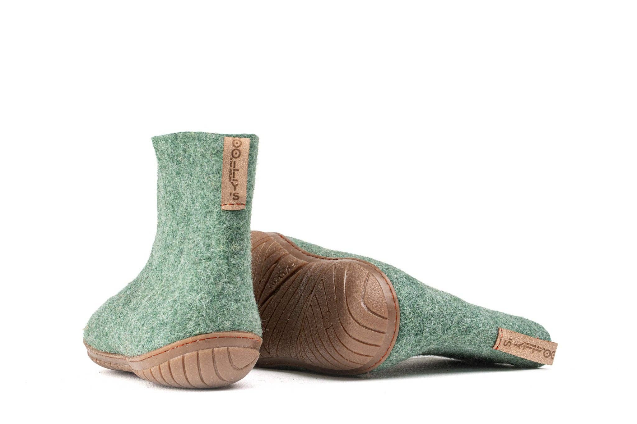 Woollyes Inc - Venta al por mayor Botas - Unisex - Botas bajas para exteriores con suela de goma - Jungle Green7