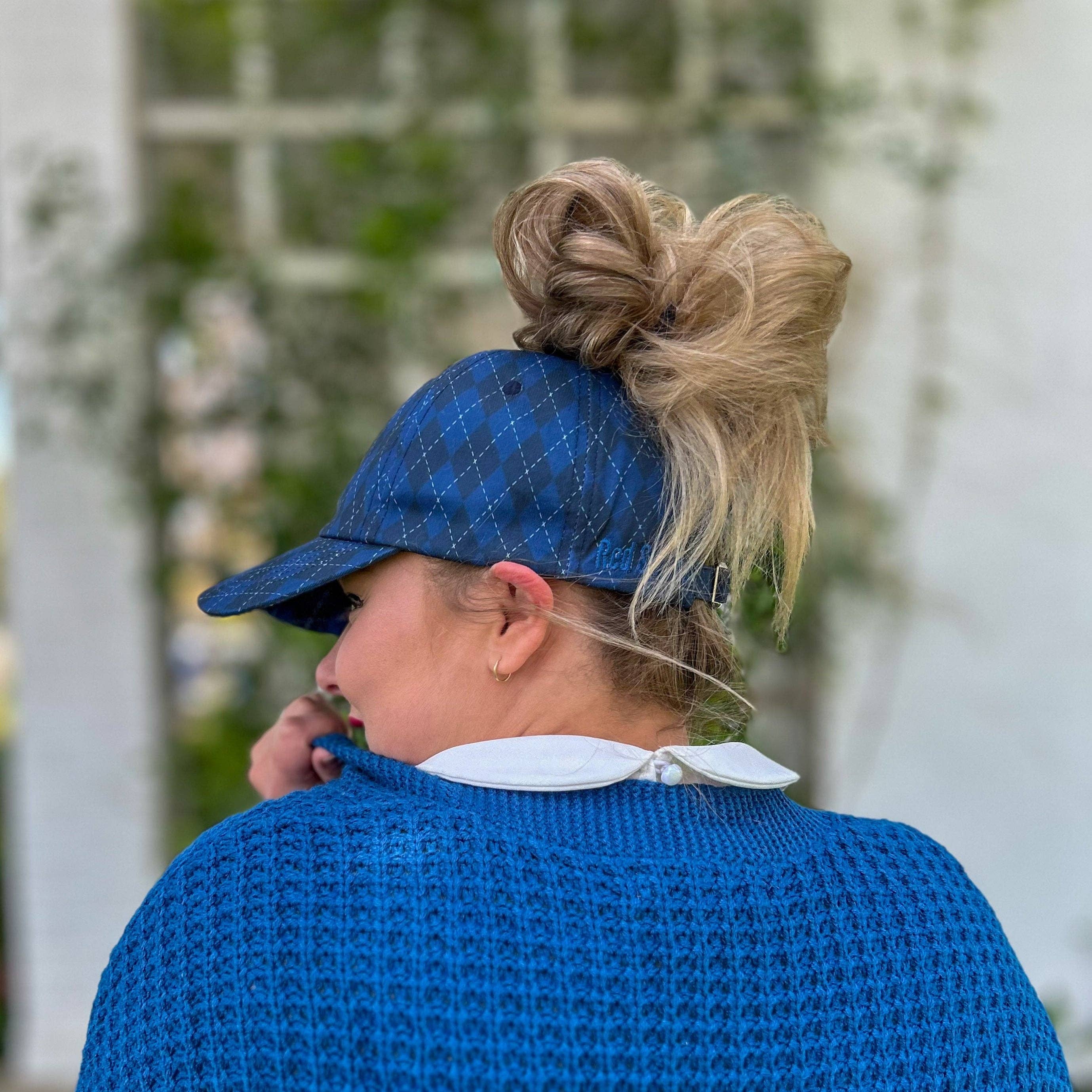 Red Sprite Hats - Wholesale Baseball Cap - Women's - Magical Baseball Caps + Detachable Bows, Hidden Ponytail Hat75