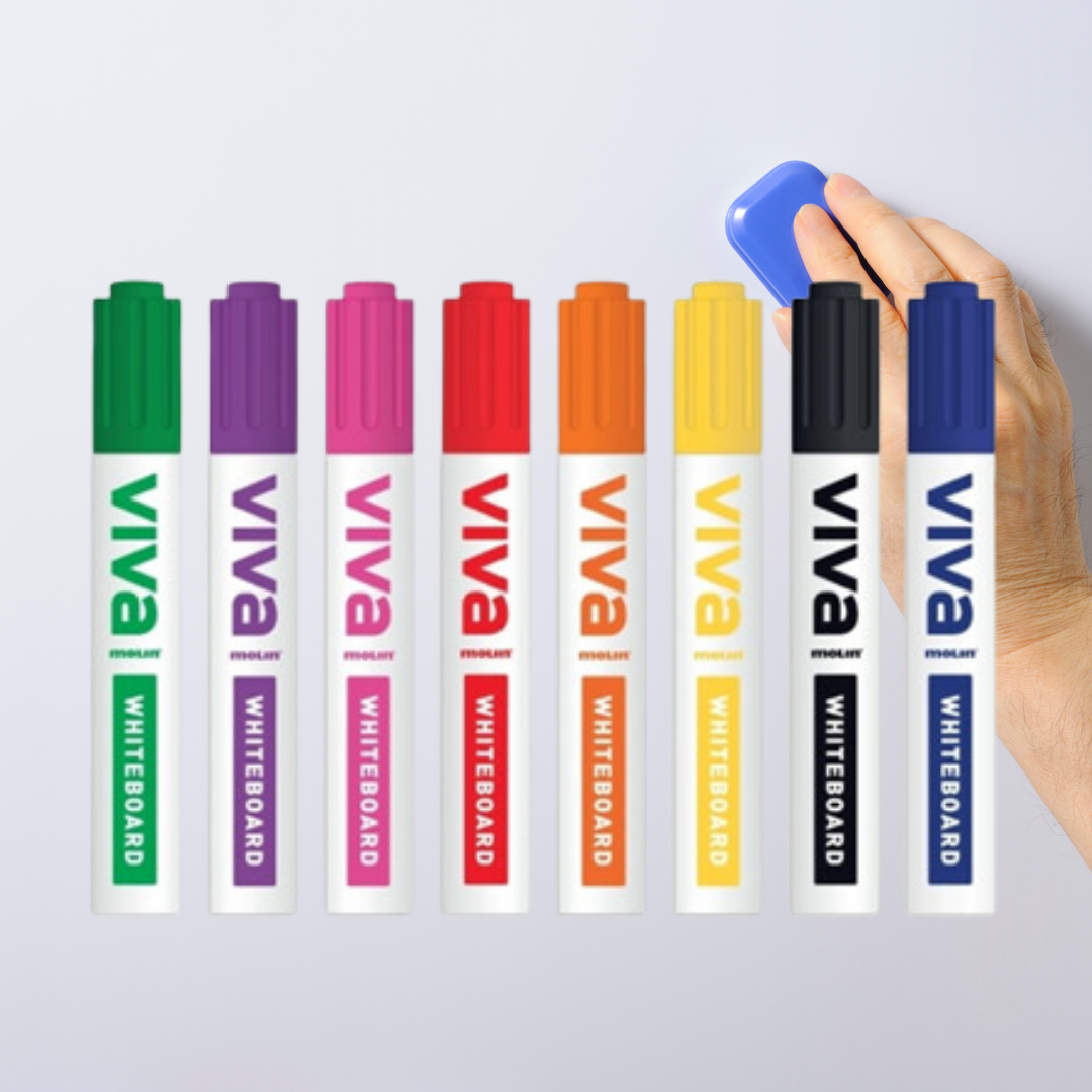 Molin – wholesale Markör – Skoltavelfärgade pennor1