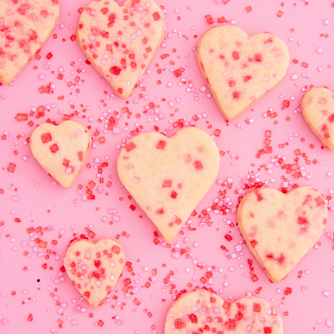 Sweets Indeed - Wholesale Sprinkles - Natural Sweetheart Sprinkle Jar - 6 Cell6