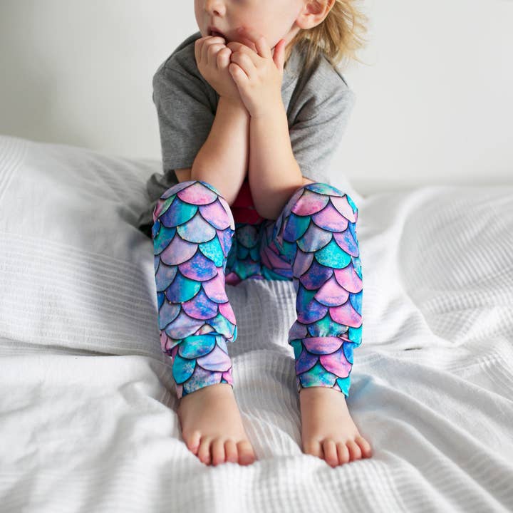 Fred & Noah - Venta al por mayor Leggings modernos - Niños - Leggins con diseño de sirena para niños y bebés de 0 a 9 años