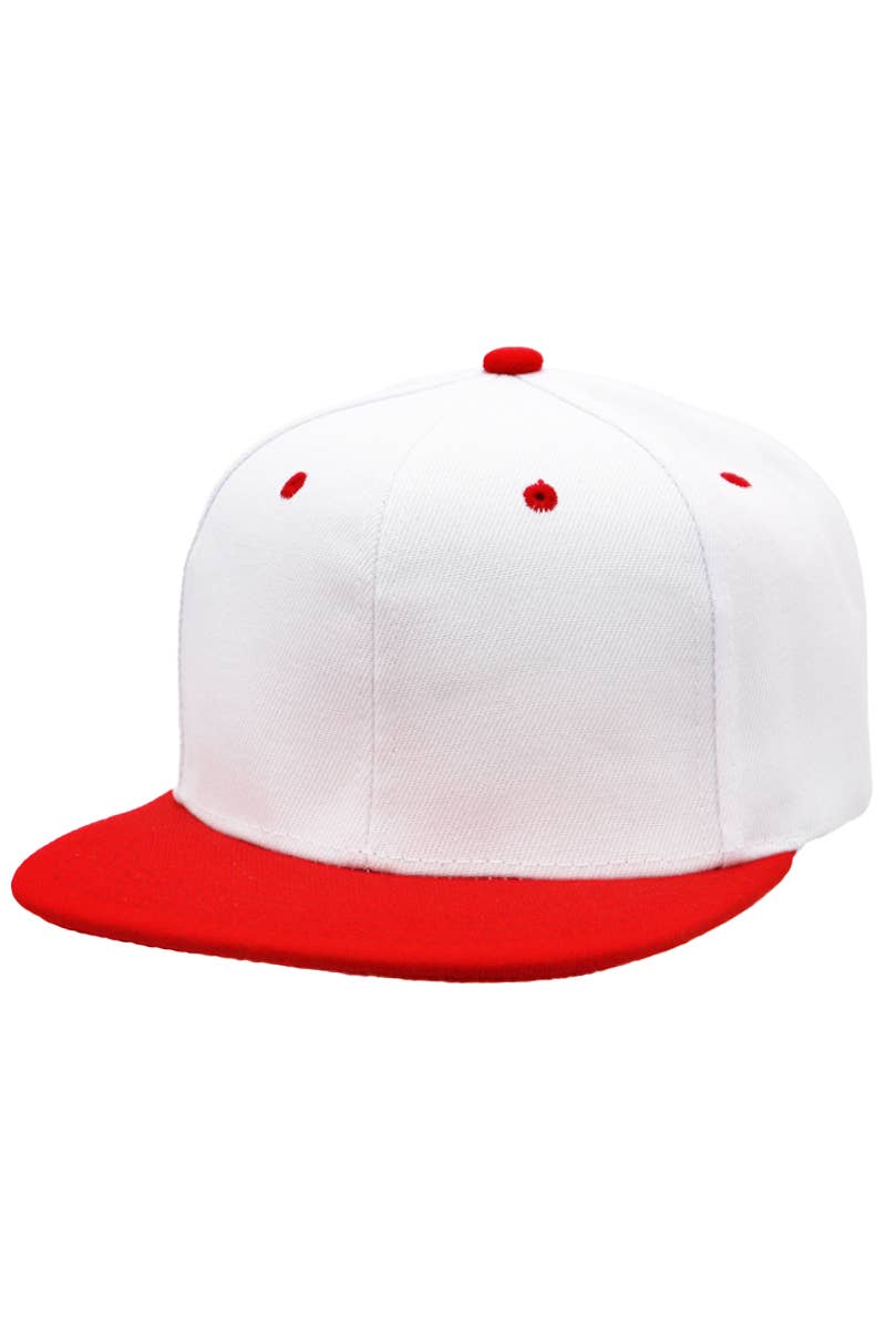 Cap Zone - Wholesale Flat Brim Cap - Unisex - Two Tone Twill Snap Back Flat Bill Cap8