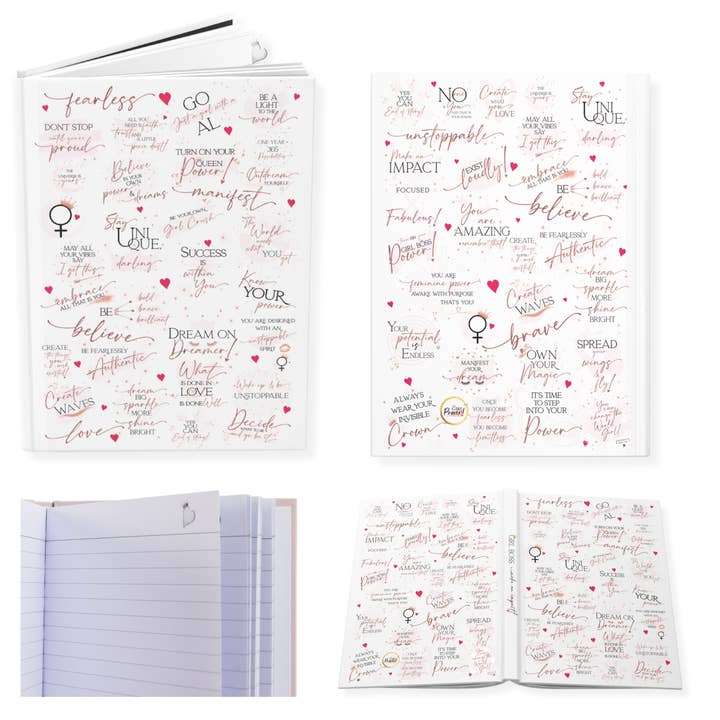 Girl Power 24/7 - Wholesale Gift Bag Set/Pack - Girl Boss Gift Kit - Make An Impact! Designer Set - White1