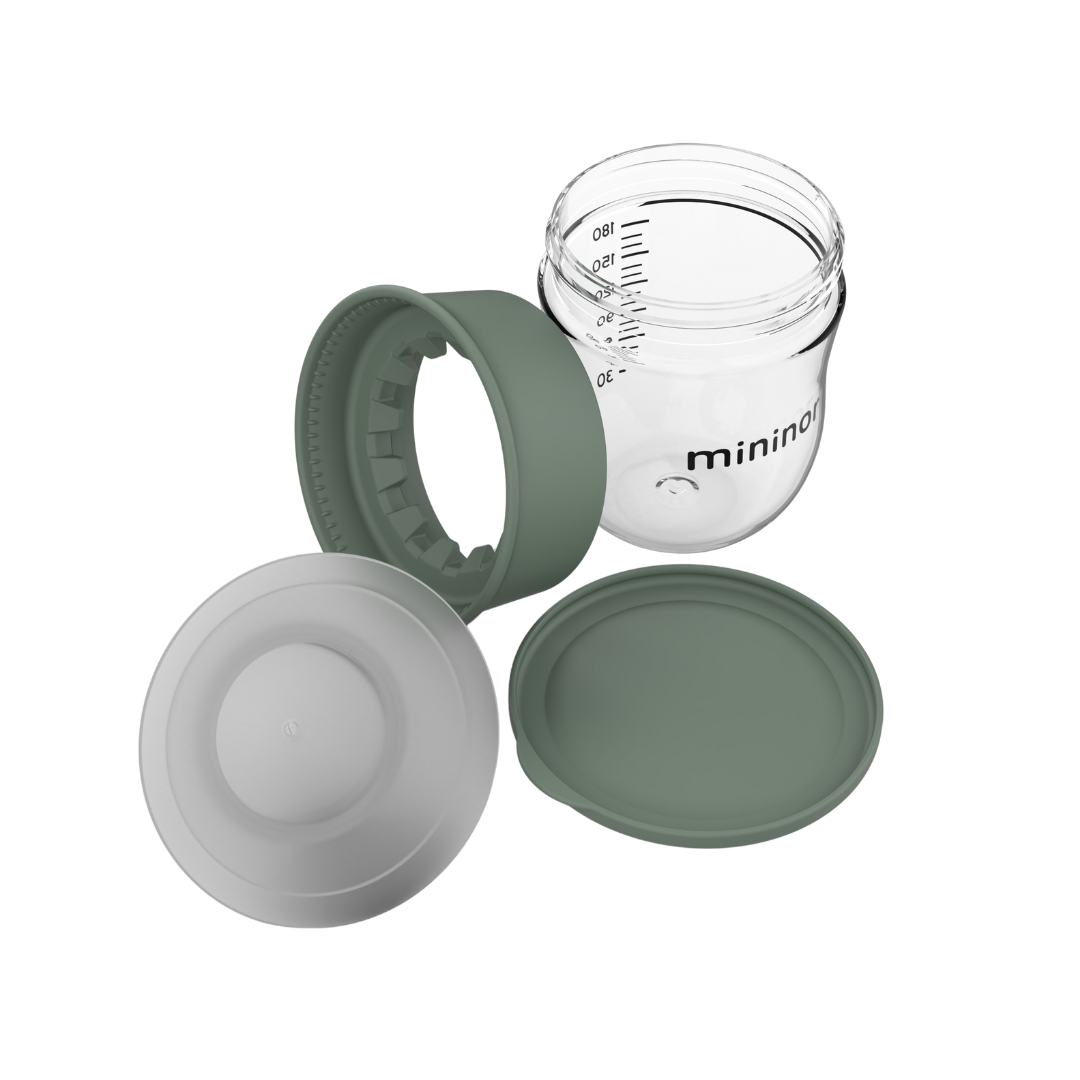 mininor - Wholesale Drinking Glass/Cup - Kids & Baby - Training Cup 220ml "Willow Green"6