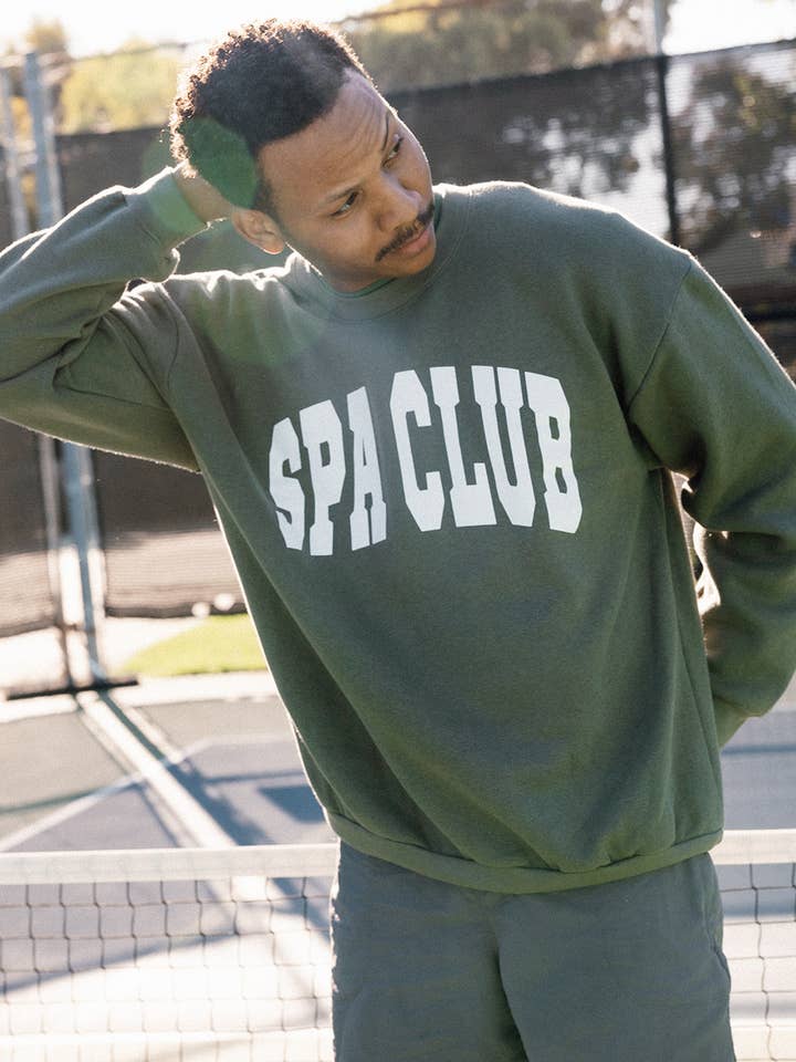 Lucky Owl - Wholesale Graphic Sweatshirt - Unisex - Spa Club Crew Neck Sweatshirt1