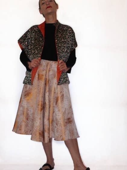 KIMONO CORTO DOUBLE per la vendita all'ingrosso da parte di ALESSANDRA NISI