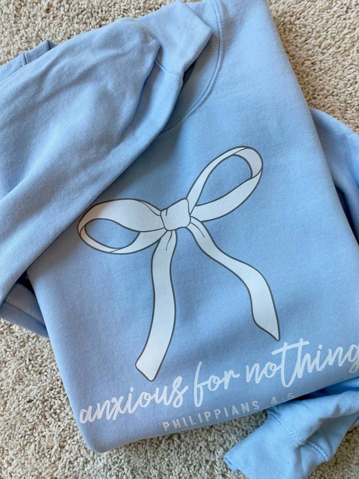 Anxious For Nothing Graphic Sweatshirt for wholesale by RAGS & ROYAL