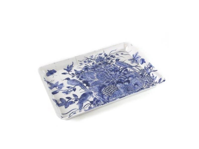 MUSEUM WEBSHOP - Wholesale Serving Tray - Serving Tray, Mini Size, Delft Blue Birds1
