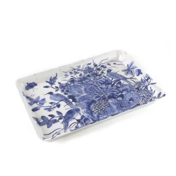 MUSEUM WEBSHOP - Wholesale Serving Tray - Serving Tray, Mini Size, Delft Blue Birds1