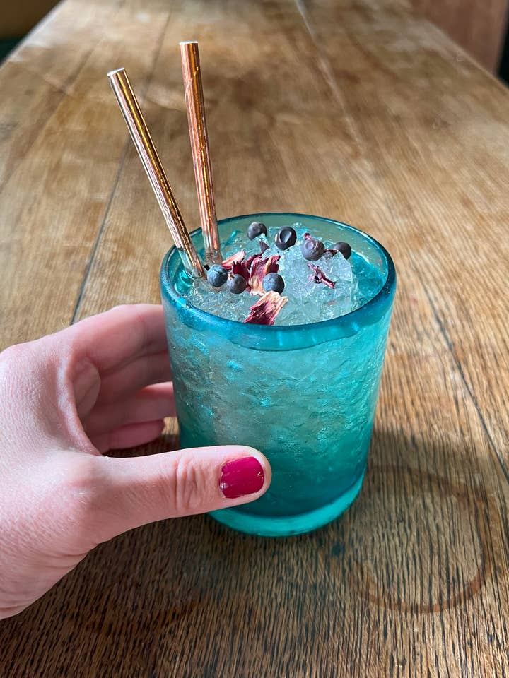 Mexicaans rotsglas, turkoois voor wholesale door Shaker & Makers