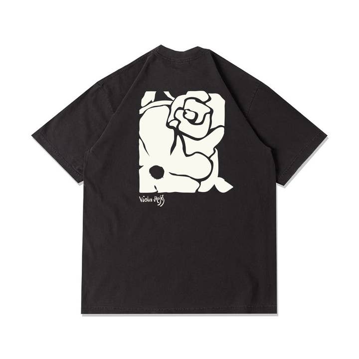 Viola and Roses Stamp flower Black for wholesale by Viola And Roses