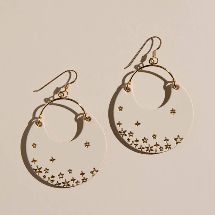 Ecru Starscape Ninas for wholesale by Nickel and Suede