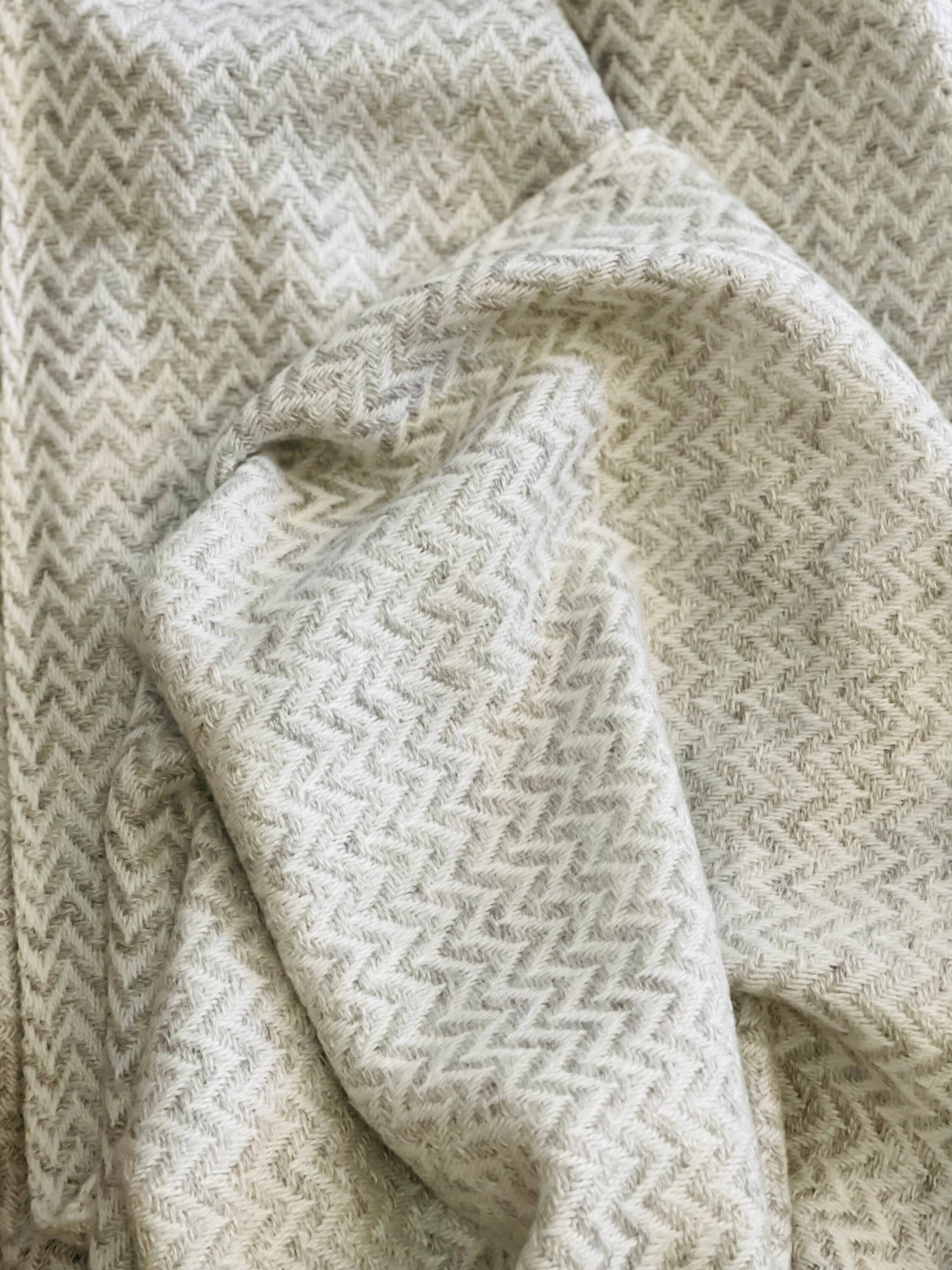 White x Gray Beautiful Handmade Pure Cashmere Scarf, Cashmere Wrap, Thick for wholesale on Faire1