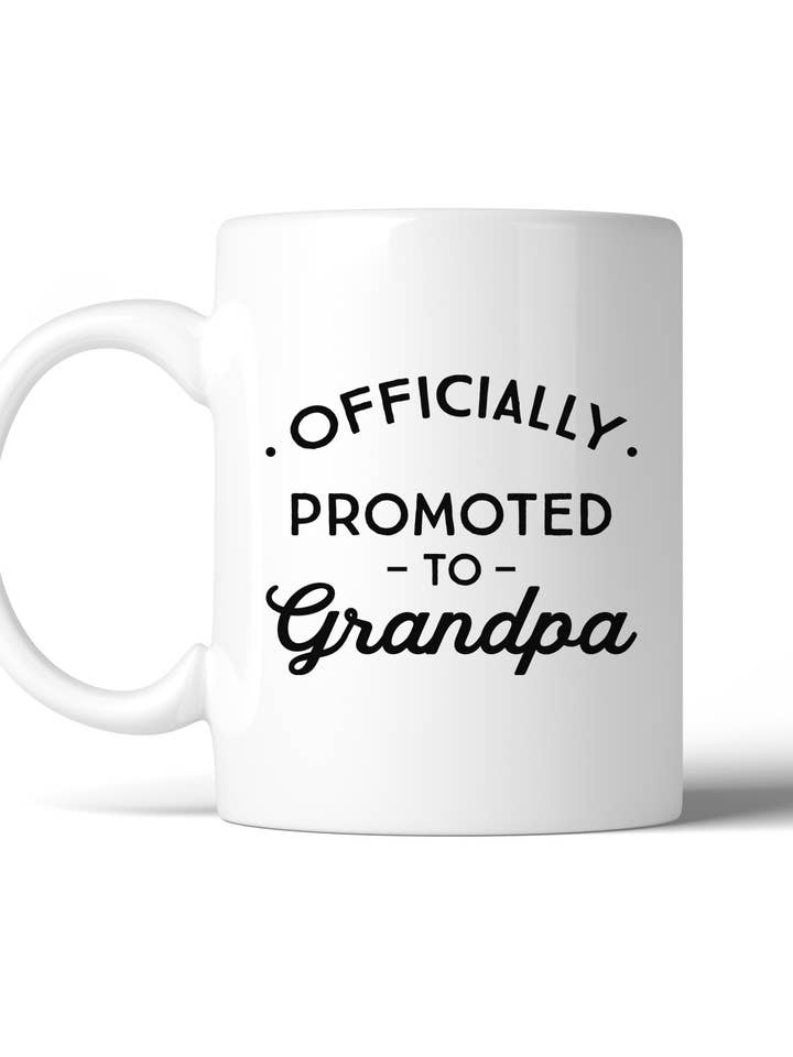 Officially Promoted To Grandpa Coffee Mug for wholesale by 365 In Love