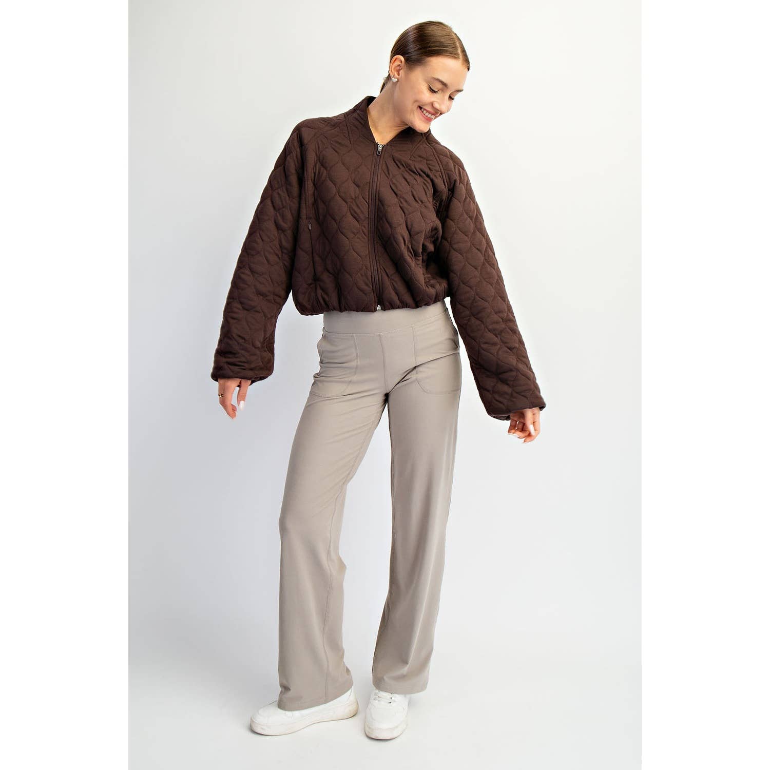 Rae Mode - Vente Veste de sport – femme - BLOUSON BOMBER MATELASSÉ1