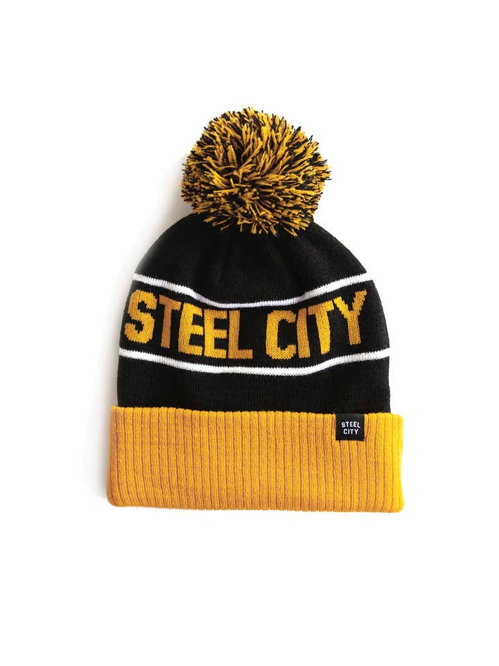 Brookline Pom Beanie for wholesale by Steel City