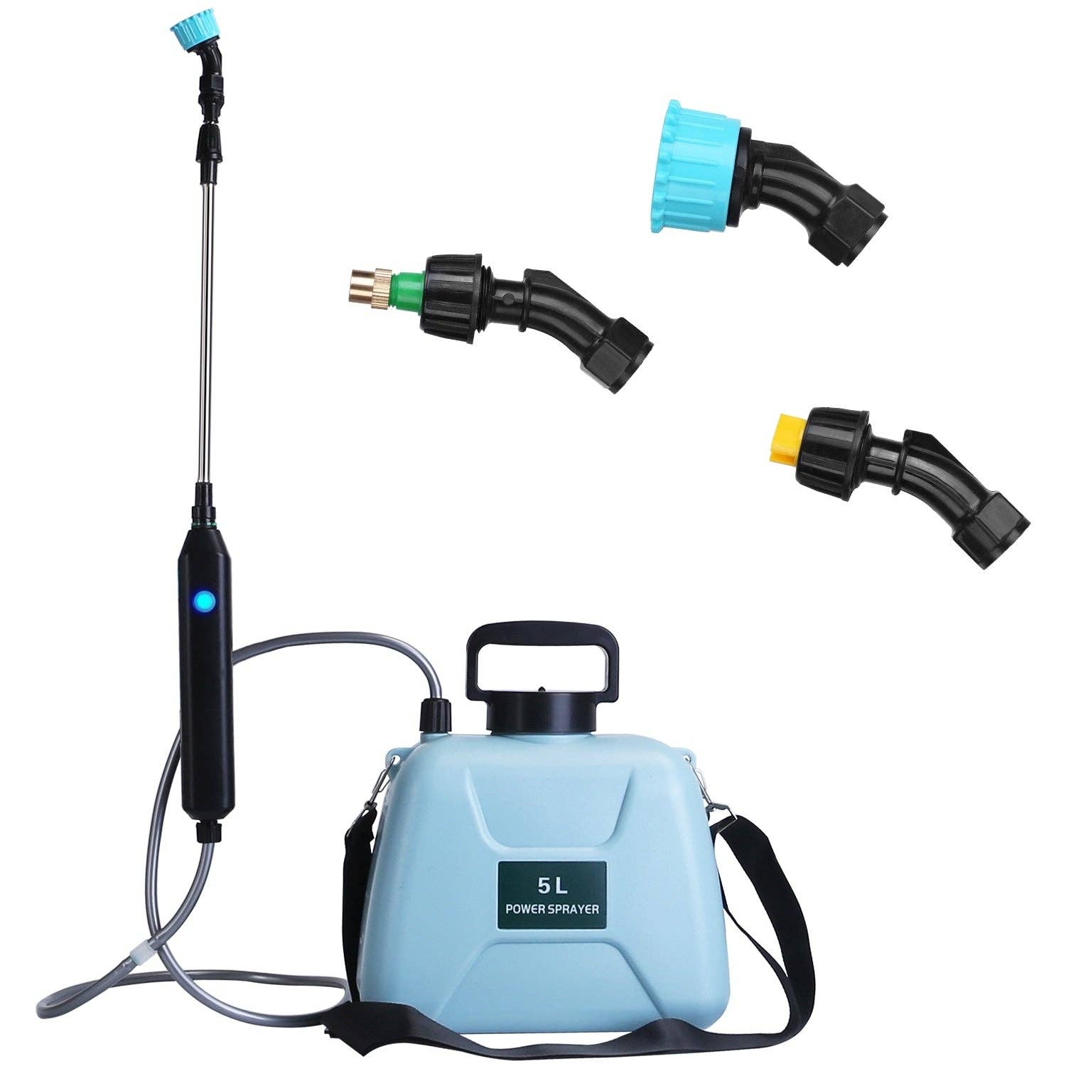 Hard Rock Health Stores - Wholesale Garden Tool - 5L/1.3Gallon Electric Plant Sprayer Telescopic Rechargeable Garden Sprayer9
