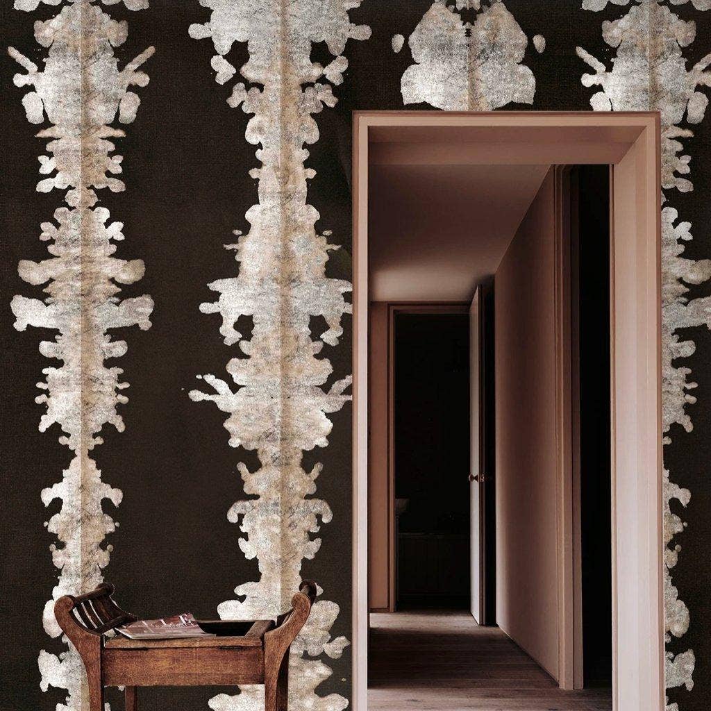 Wallpapers4Beginners – wholesale Tapetrulle – Svartvita bläckfläckar tapet5