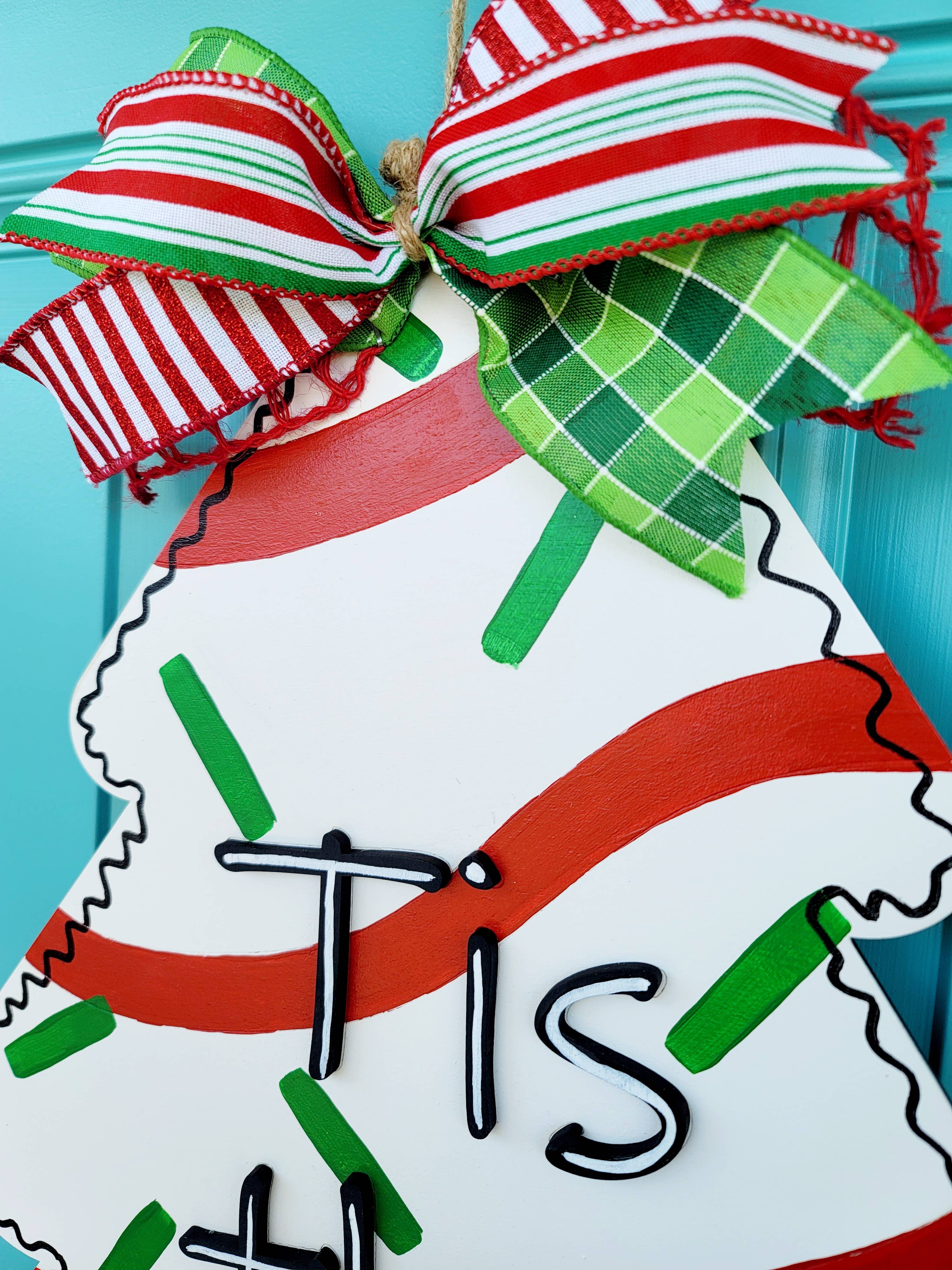 Teal Moon Creations - Wholesale DIY Craft Kit - DIY Little Debbie Christmas Tree Door Hanger3