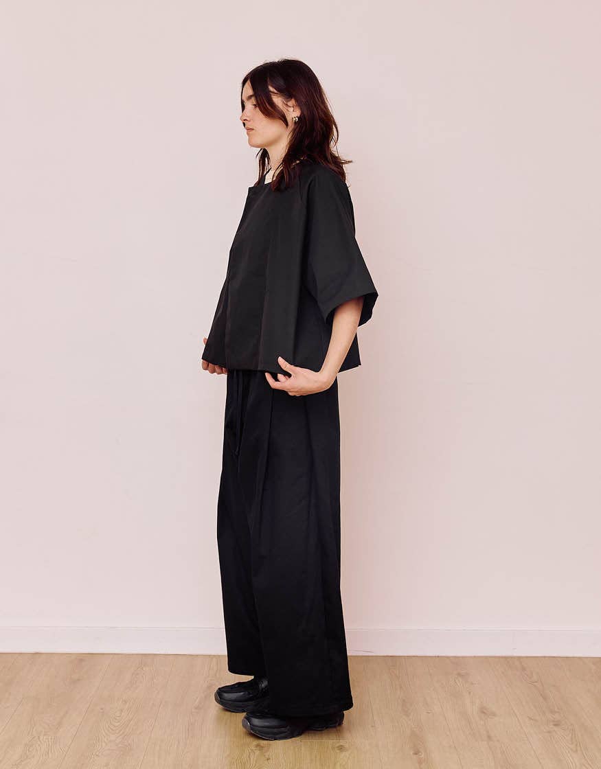 Cèucle - Wholesale Pants - Unisex - WIDE PANTS CHAPTER 3 _ BLACK4