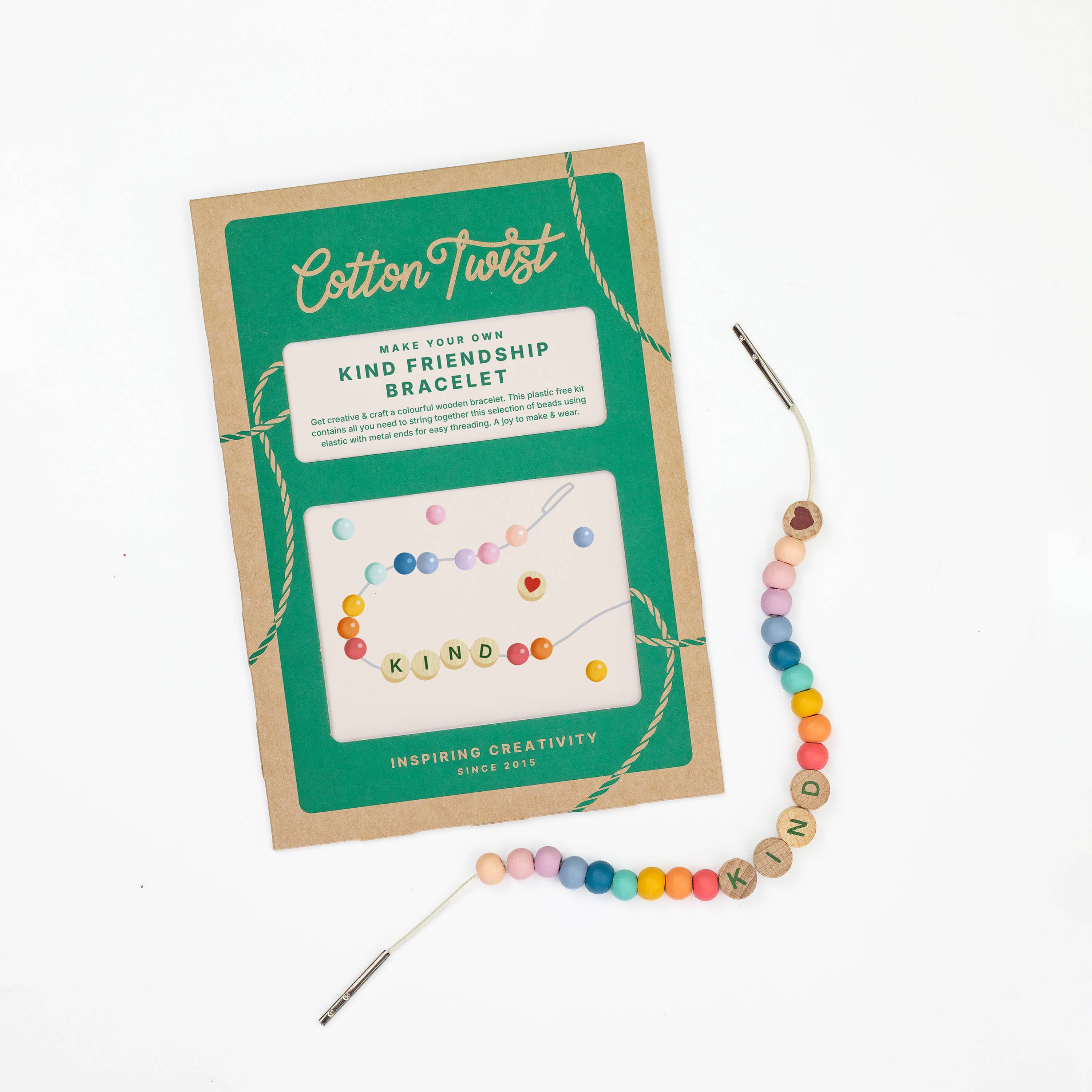 Cotton Twist (USA DUTIES PAID) - Wholesale DIY Jewelry - Kids - KIND Friendship Bracelet Kit6
