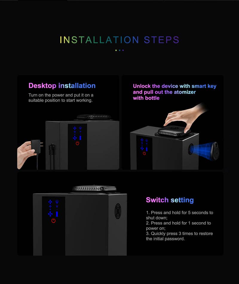 FRAGRANZA613 Inc – wholesale Electronic diffuser – Verona (Bluetooth)5