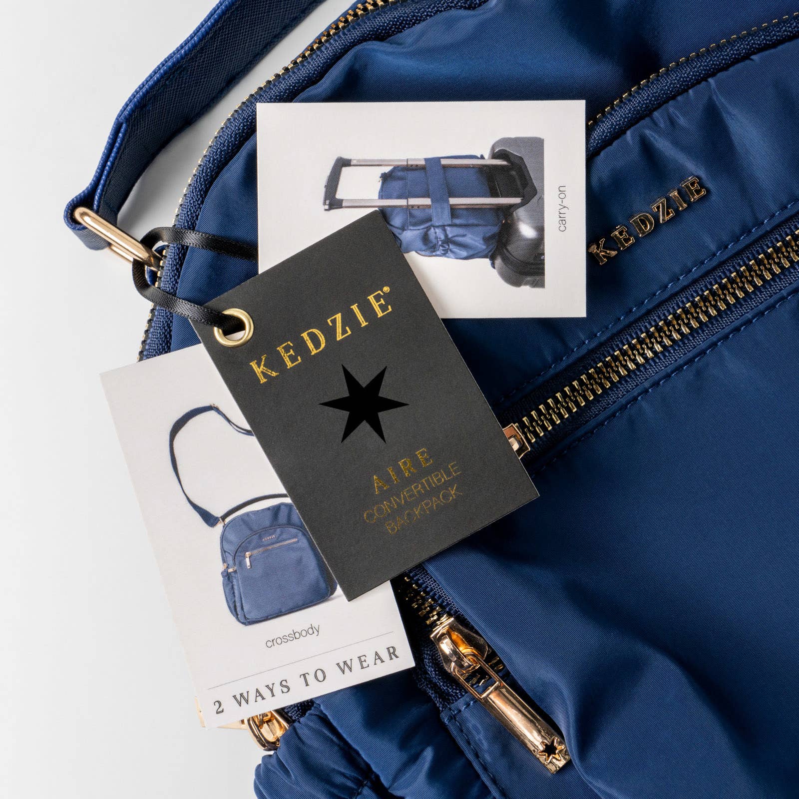 DM Merchandising - Wholesale Backpack - Women's - Kedzie Aire Convertible Backpack Open Stock6