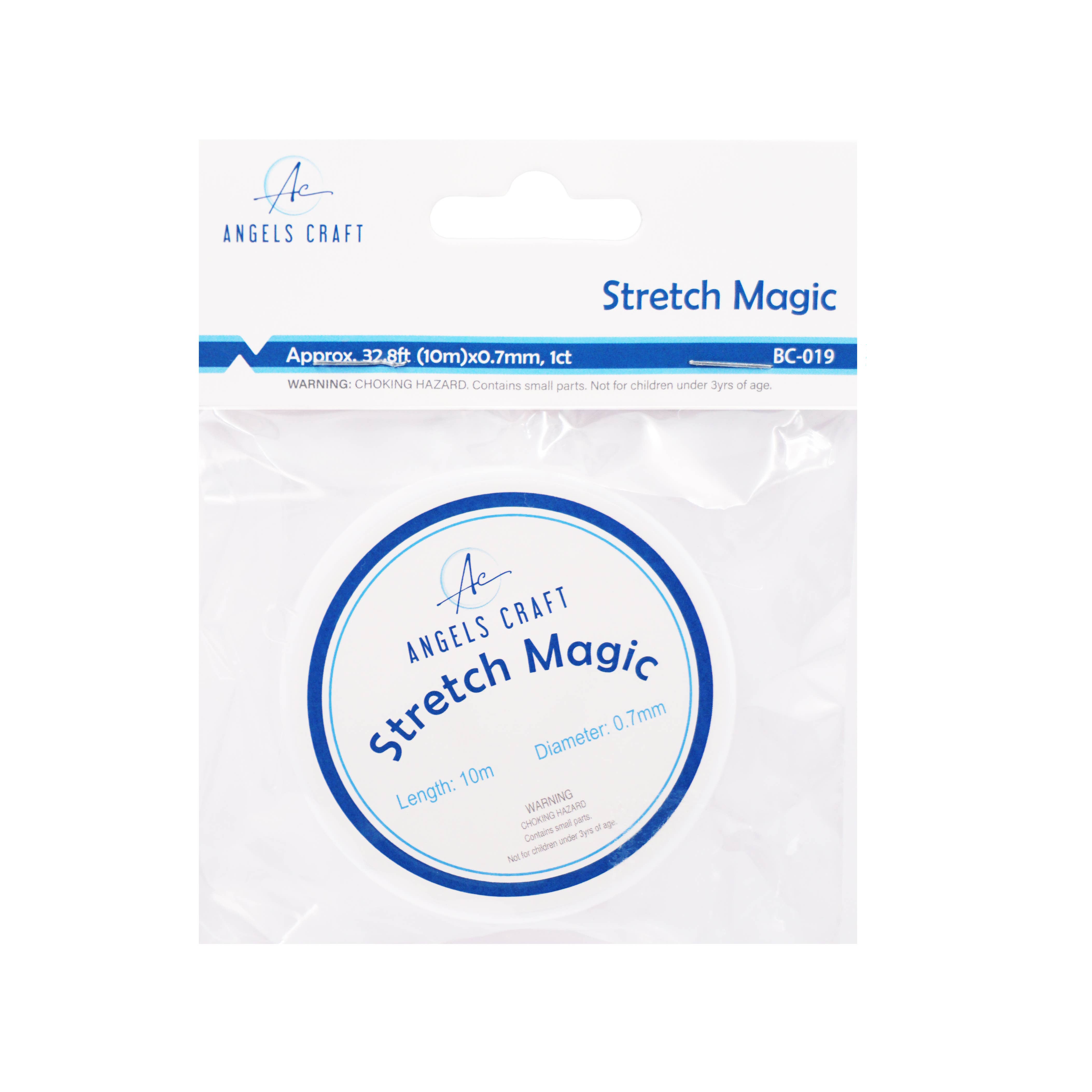 Angels Craft - Wholesale Craft Supplies - Elastic Beading Wire, 1-ct  (2 sizes available)2