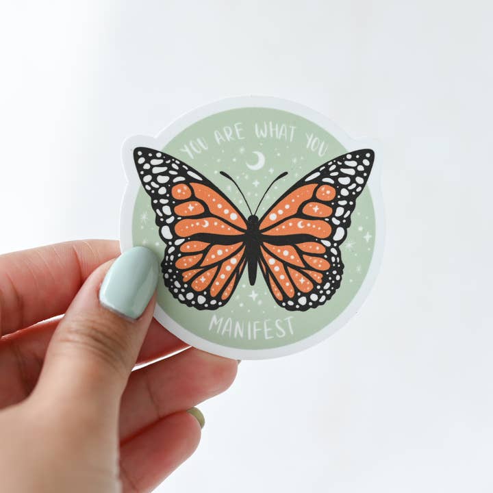 Simple Whimsy - Wholesale Sticker - You Are What You Manifest - Vinyl Sticker *SALE*1