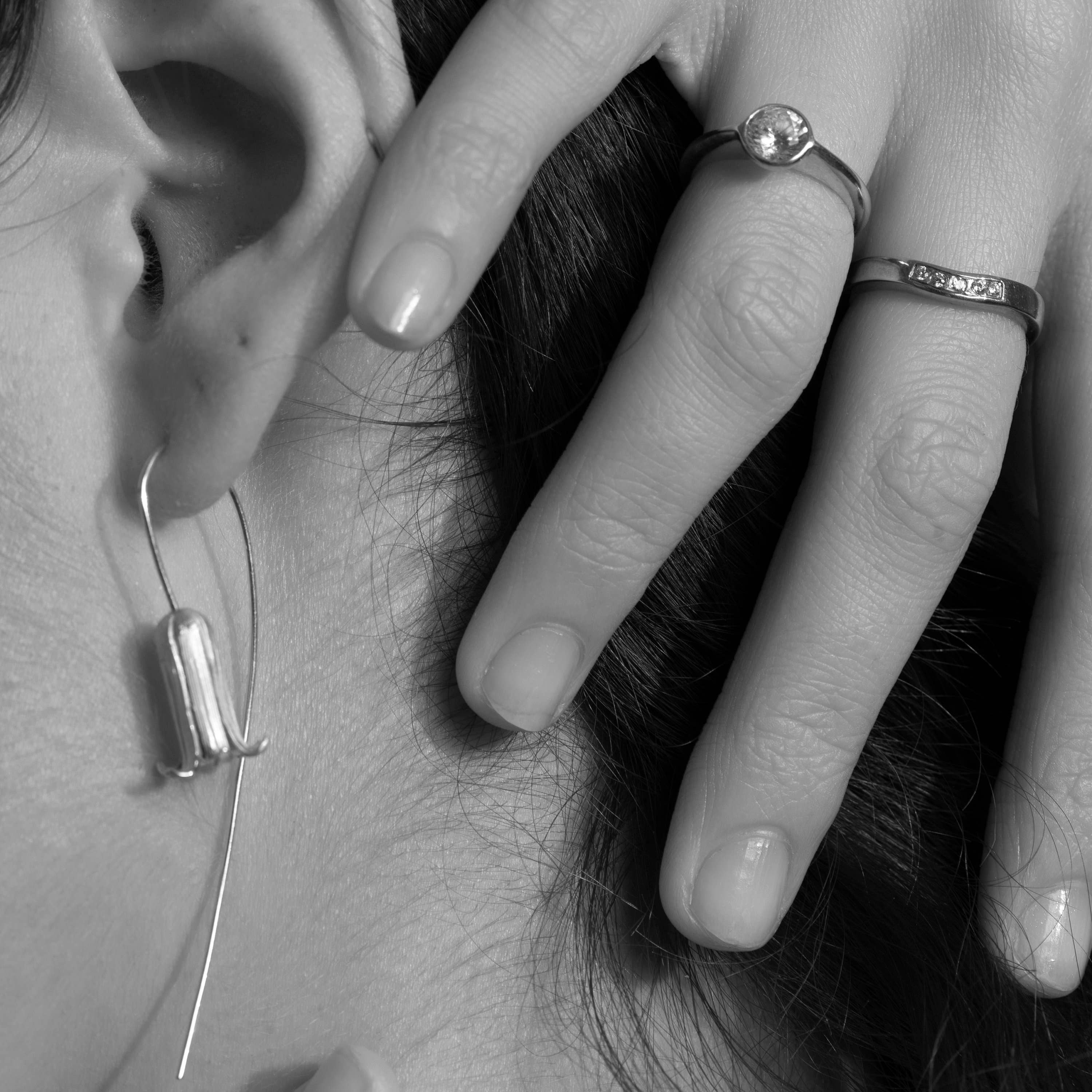 Andrew O'Dell Jewellery – wholesale Dangle earrings – Bluebell Drops in Silver2