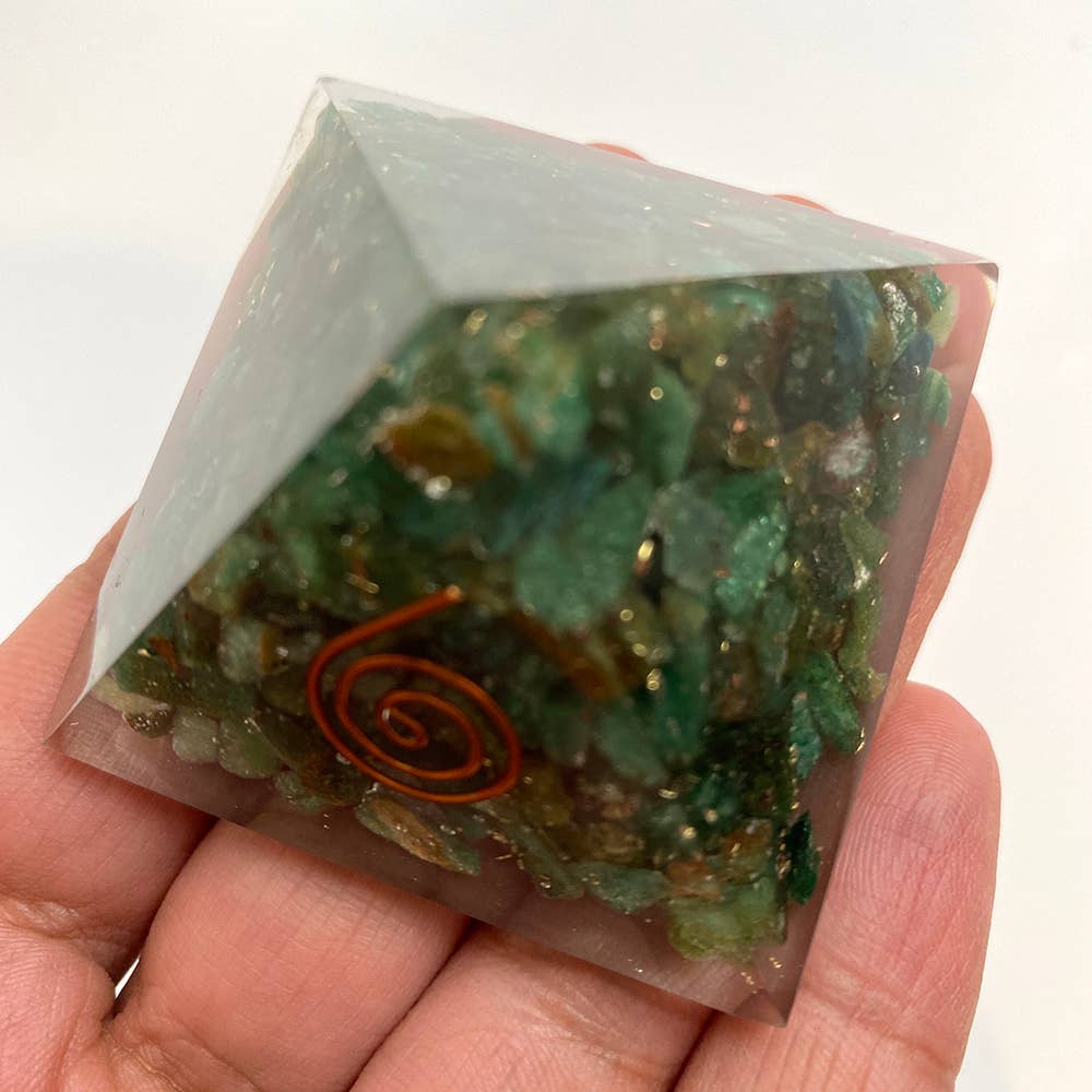 VIE - Wholesale Spiritual Stone/Crystal - Orgone Reiki Healing Pyramid, 5.5cm23