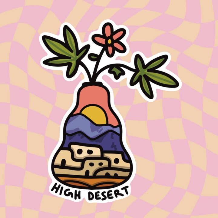 Vinyl klistermärke - High Desert för wholesale av Emmarose Heath Art