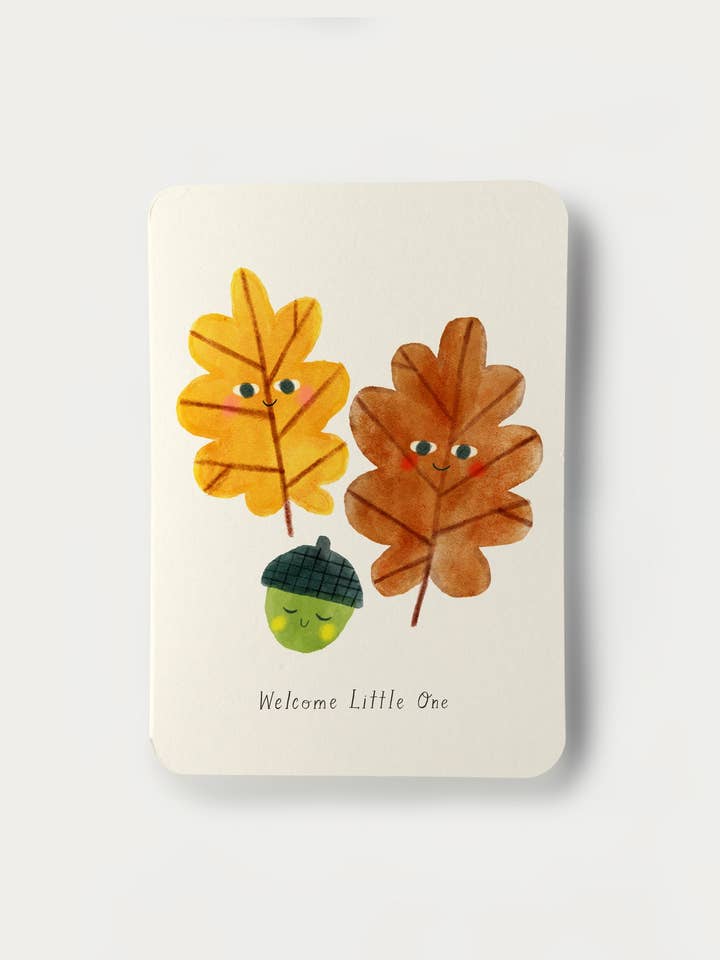 Welcome Little One - Biglietto d'auguri per la vendita all'ingrosso da parte di Oldfield Design Co