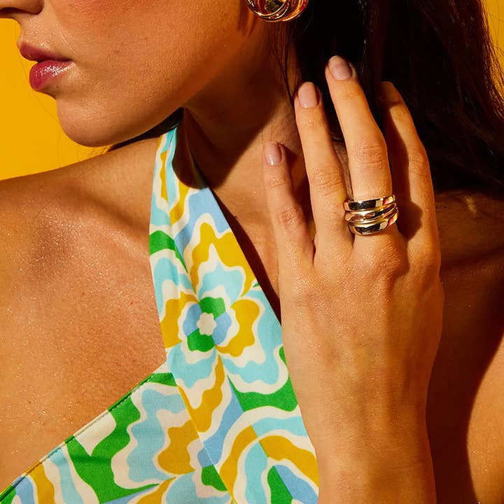 GAYA STERLING ZILVEREN RING voor wholesale door Jade Venturi