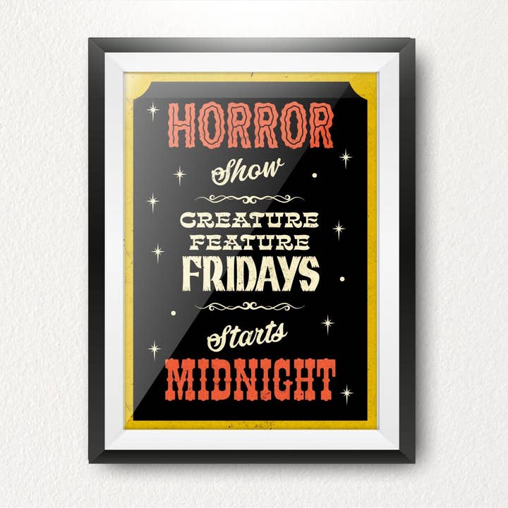 Horror Show, Creature Feature Tryck i begränsad upplaga - Klass för wholesale av Left Of The Dial