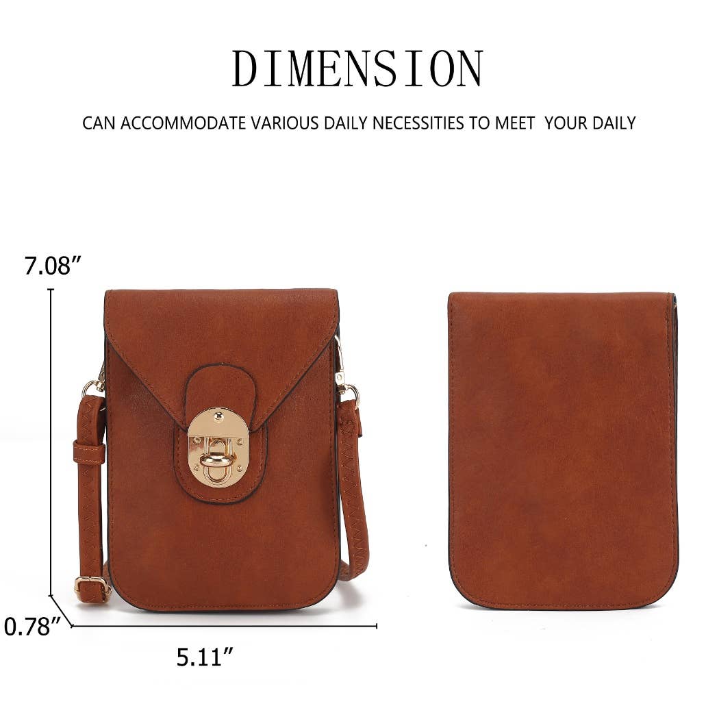 MKF Collection - Wholesale Crossbody Bag - Women's - MKF Kianna Phone Crossbody Handbag Vegan Leather Women19