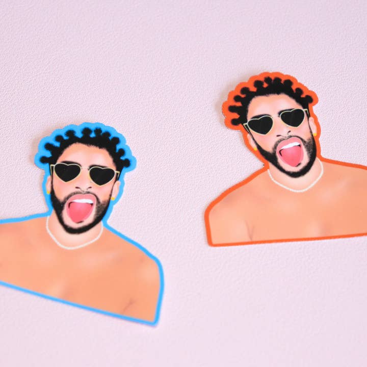 Autocollant Bad Bunny - Benito - Autocollant Kindle - Latinx pour la vente par Espyz Studio