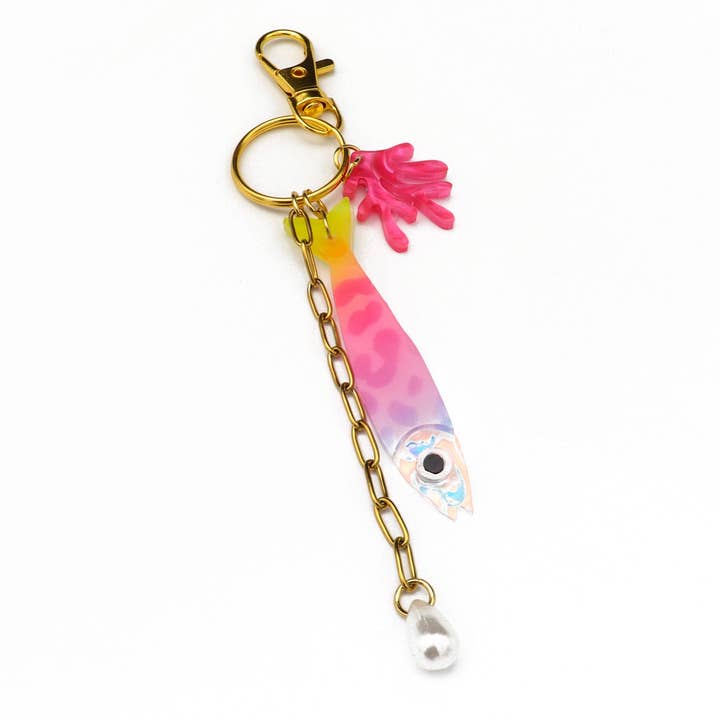 Sardine Bag Charm-Rainbow for wholesale by dconstruct