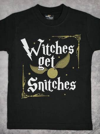 Witches Get Snitches Youth Boy T-shirt for wholesale by 24-7 Daddyhood