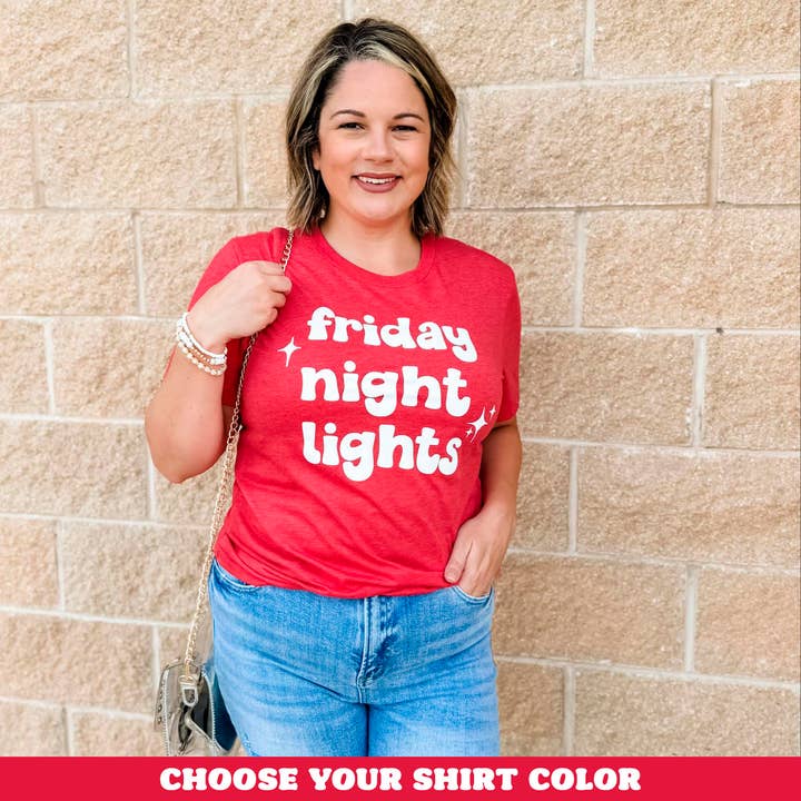 Friday Night Lights Shirt, Football Tee, Game Day Shirt for wholesale by Mugsby
