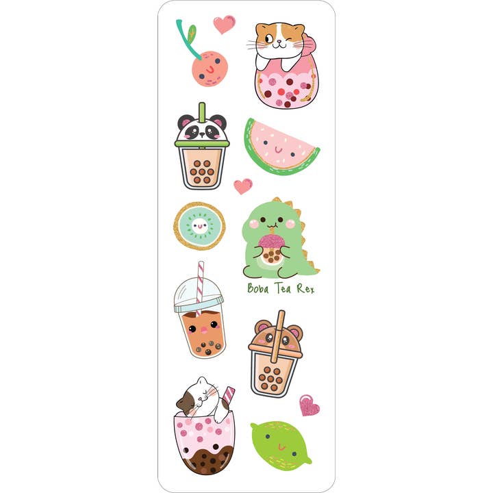 Peter Pauper Press - Wholesale Sticker - Bubble Tea Sticker Set5