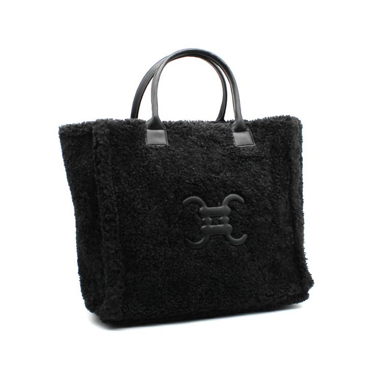 Vimoda – wholesale Väska med handtag – Dam – Pälsväska med logotyp E