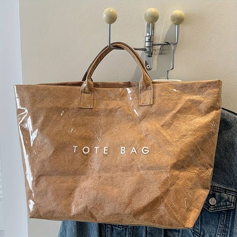 NARWEY INC - Wholesale Tote Bag - Women's - PVC Waterproof Tote Bag Durable Commuter Bag Shopping Tote4